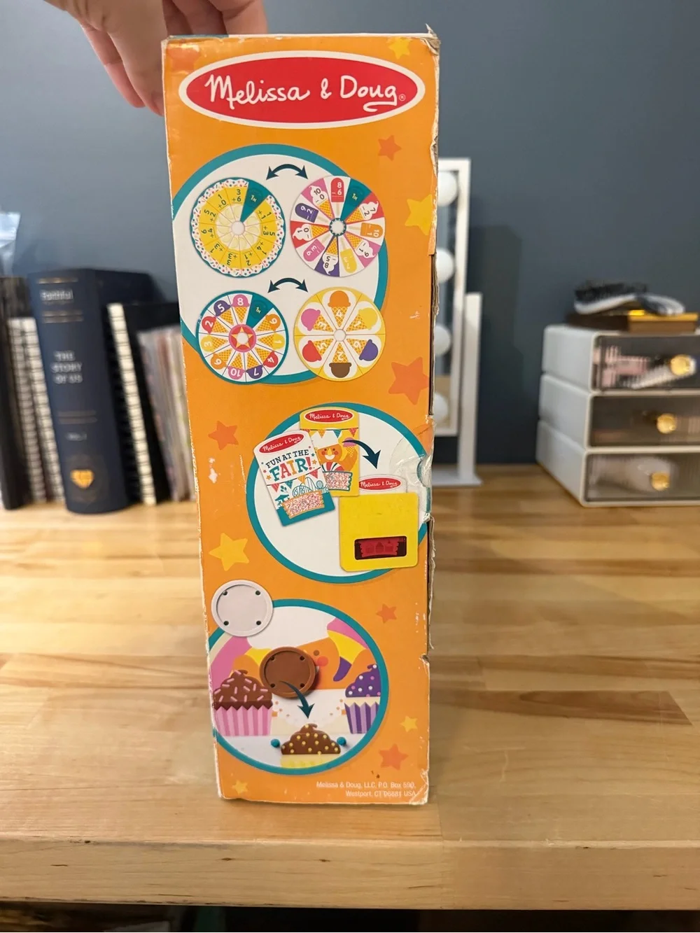 Melissa & Doug Fun at Fair Roulette & Plinko Colorful Carnival Spinner Game